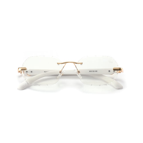 Diamond Cut Willow Anti Blue | White